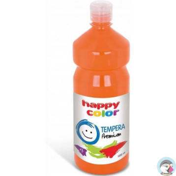 Farba TEMPERA Premium 1000ml pomarańczowa HAPPY COLOR 3310 1000-42