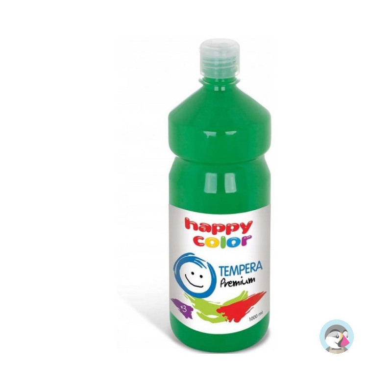 Farba TEMPERA Premium 1000ml zielona HAPPY COLOR 3310 1000-5