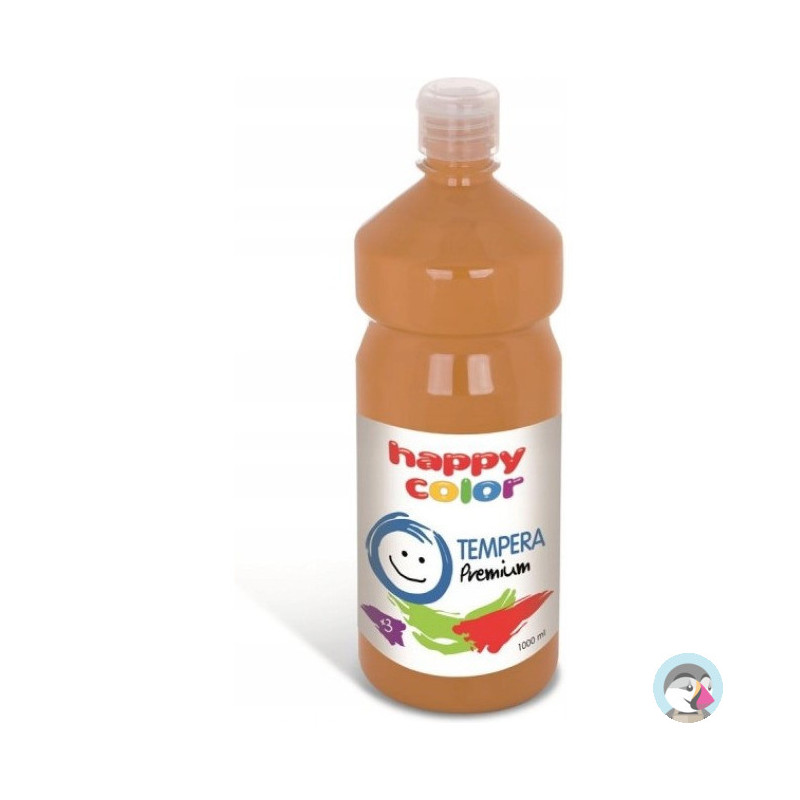 Farba TEMPERA Premium 1000ml brązowa HAPPY COLOR 3310 1000-7