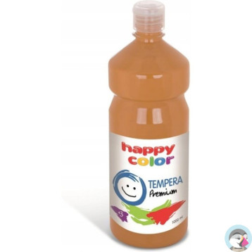 Farba TEMPERA Premium 1000ml brązowa HAPPY COLOR 3310 1000-7