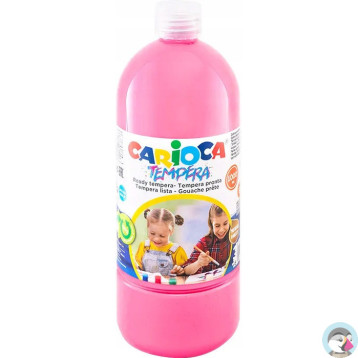 Farba CARIOCA TEMPERA 1000 ml różowa (40430/09) 170-2661