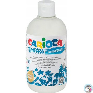 Farba TEMPERA biała CARIOCA 500ml 40427/01