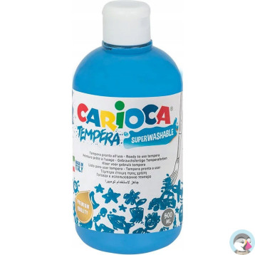 Farba TEMPERA j. niebieska CARIOCA 500ml 170-2664