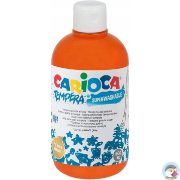 Farba TEMPERA pomarańczowa CARIOCA 500ml 170-2361