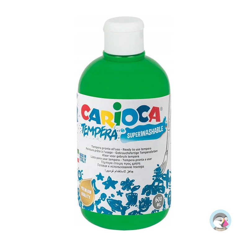 Farba CARIOCA TEMPERA 500ml zielona 40427/14