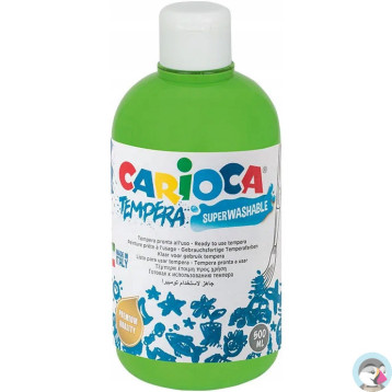 Farba TEMPERA jasnozielona CARIOCA 500ml 40427/13