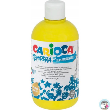 Farba CARIOCA TEMPERA 500ml żółta 40427/03