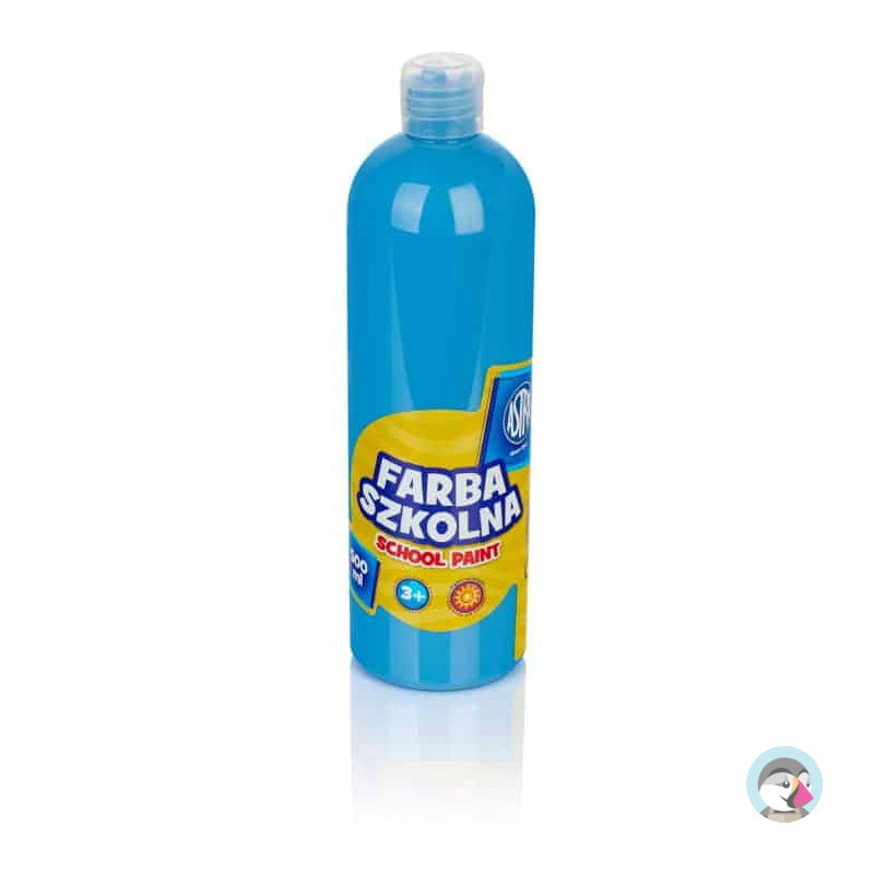 Farba plakatowa szkolna 500ml niebieska 83410900 ASTRA