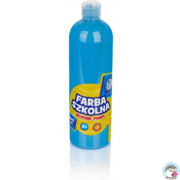 Farba plakatowa szkolna 500ml niebieska 83410900 ASTRA