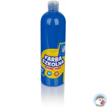 Farba plakatowa w tubkach 500ml szkolna niebieska ciemna 301109004 ASTRA