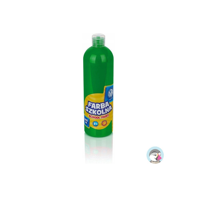 Farba szkolna 500 ml - zielona jasna 83410902 ASTRA