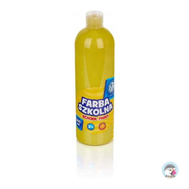 Farba plakatowa szkolna 500ml żółta 83410903 ASTRA