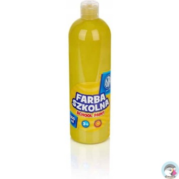 Farba plakatowa szkolna 500ml żółta 83410903 ASTRA