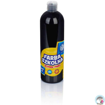 Farba plakatowa szkolna 500ml czarna 83410905 ASTRA
