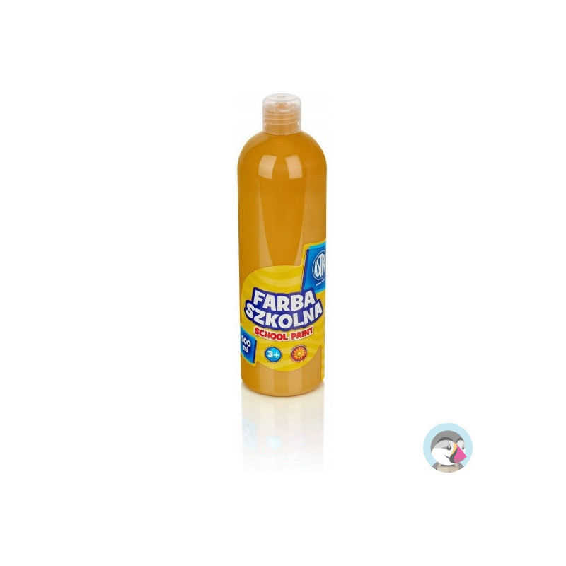 Farba plakatowa w tubkach 500ml szkolna brązowa jasna 301109007 ASTRA