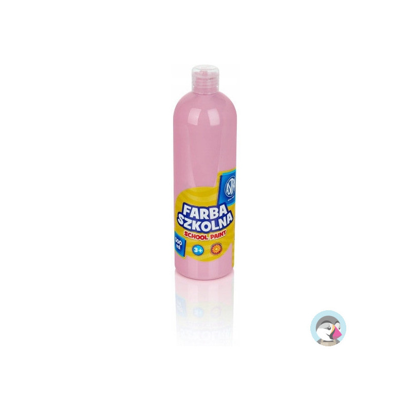 Farba plakatowa w tubkach 500ml szkolna różowa jasna 301112008 ASTRA