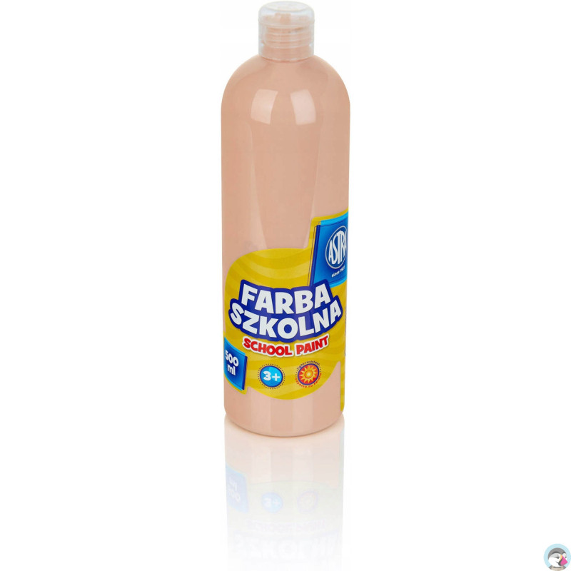 Farba plakatowa szkolna 500ml cielista beżowa 301112009 ASTRA