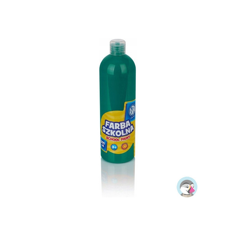 Farba plakatowa w tubkach 500ml szkolna szmaragdowa 301112010 ASTRA