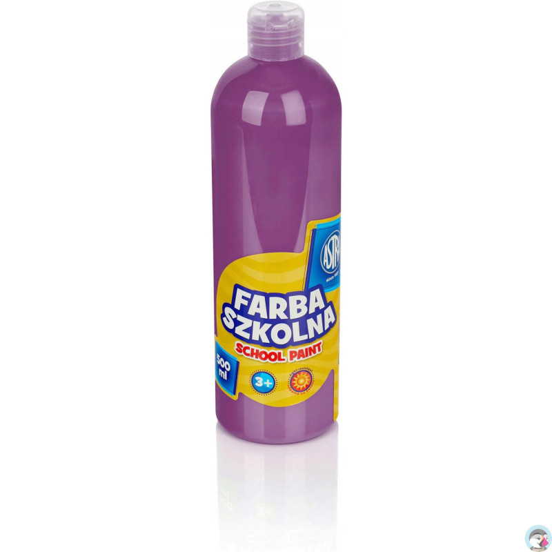 Farba plakatowa szkolna 500ml śliwkowa 301112012 ASTRA