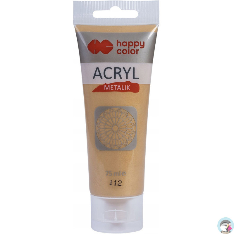 Farba akrylowa 75ml blade złoto metallik HA 7370 0075-112 HAPPY COLOR