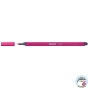 Flamaster STABILO PEN 68/56 różowy/amarantowy