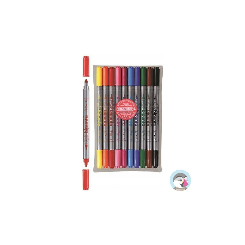 Flamastry DOUBLE POINT 10szt. FIBRACOLOR 584SW EURSPARK