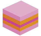Bloczek samoprzylepny 51x51mm 400k różowy POST-IT 2051P FT510091737 3M