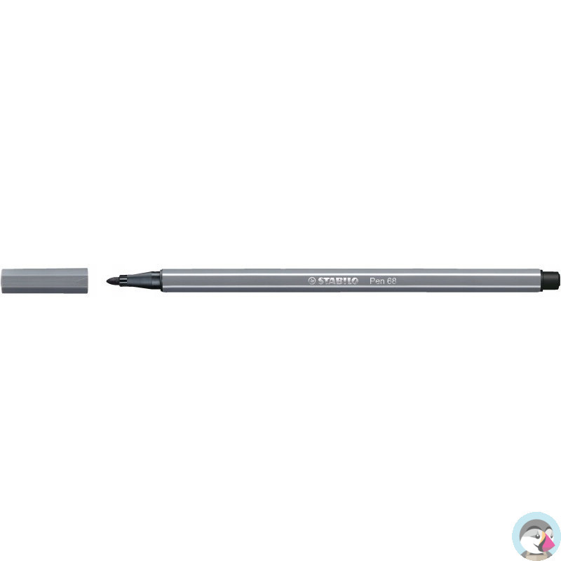 Flamaster STABILO PEN 68/96 ciemno szary