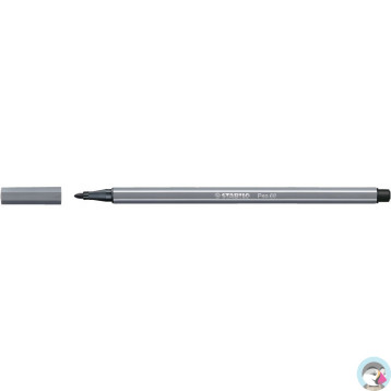 Flamaster STABILO PEN 68/96 ciemno szary