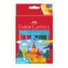 Flamastry ZAMEK 12 kolorów opakowanie kartonowe 554201 FABER-CASTELL