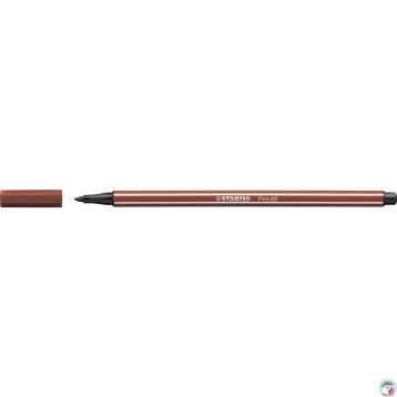 Flamaster STABILO PEN 68/38 brązowy/sangwina