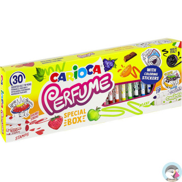 Flamastry zapachowe CARIOCA Perfume Special 30szt + naklejki (43530) 160-2348