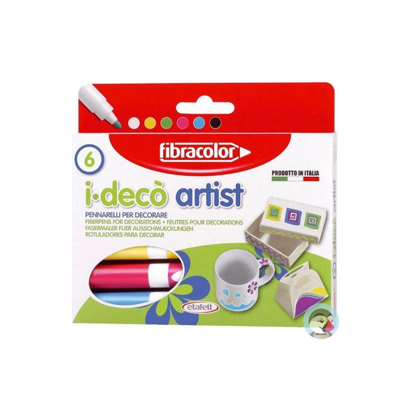 Mazaki I-DECO ARTIST  6 1103 FIBRACOLOR