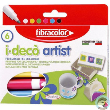 Mazaki I-DECO ARTIST  6 1103 FIBRACOLOR