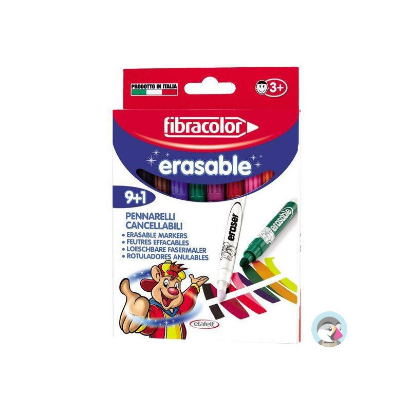 Flamastry wymazywalne MAGIC 9+1 FIBRACOLOR 580MA10P