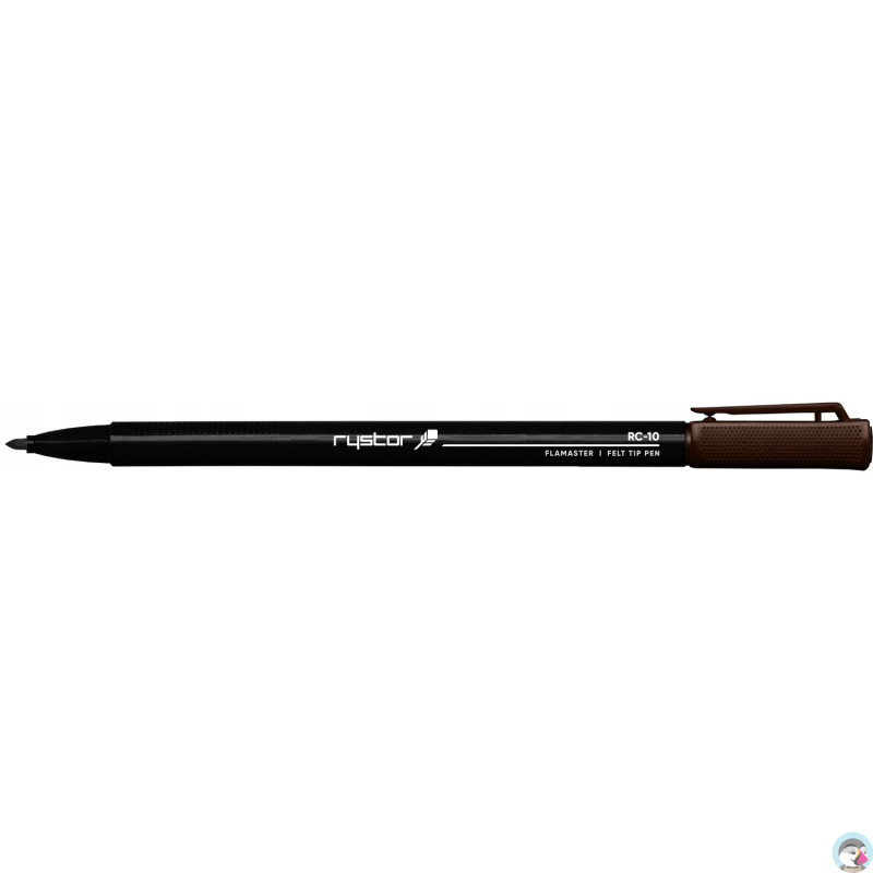 Flamaster RC-10/E 1mm brązowy 445-009 RYSTOR