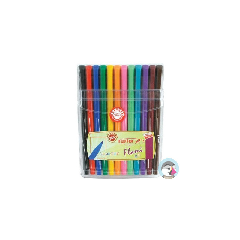 Flamamastry FLAMI RF-1mm 12szt w etui RYSTOR