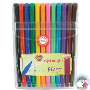 Flamamastry FLAMI RF-1mm 12szt w etui RYSTOR