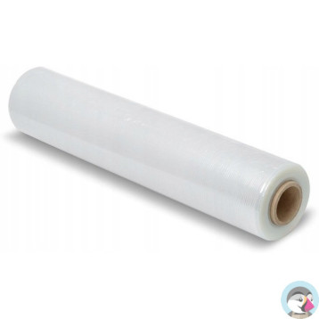 Folia stretch NATUNA 1,5kg 23mic przezroczysta rozciągliwość 170% (około 140m)