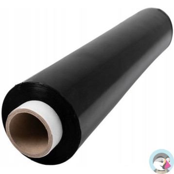 Folia stretch NATUNA 2,5kg 23mic czarna rozciągliwość 170% (około 230m)