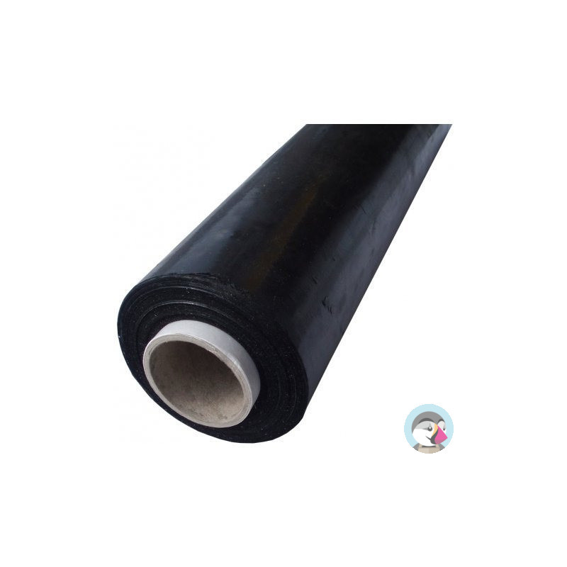 Folia stretch NATUNA 1,5kg 23mic czarna rozciągliwość 170% (około 140m)