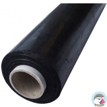 Folia stretch NATUNA 1,5kg 23mic czarna rozciągliwość 170% (około 140m)