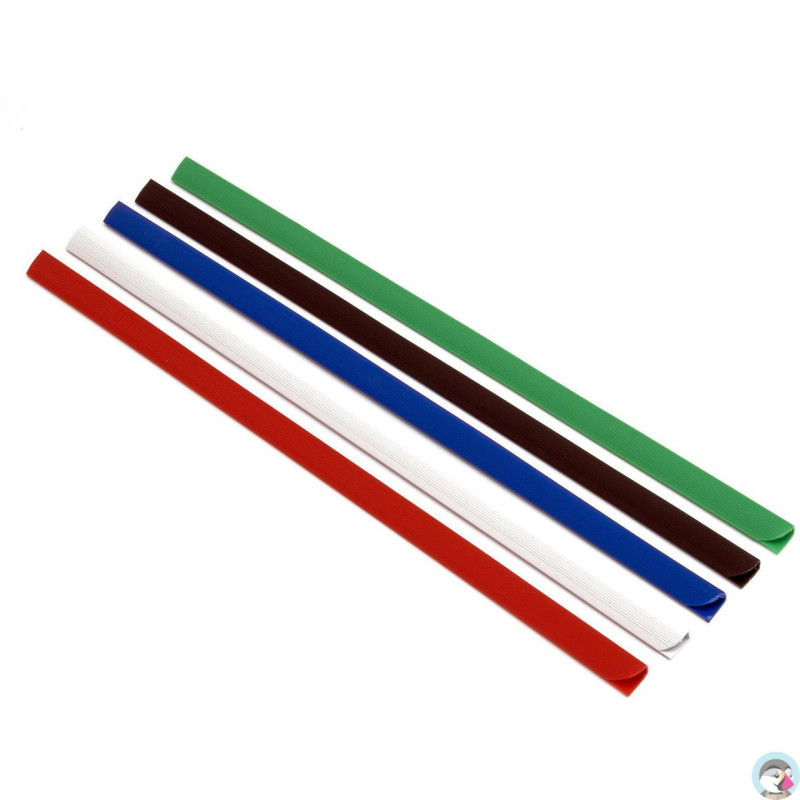 Listwy wsuwane 6mm-25kartek zielone (50sztuk) ARGO 419065