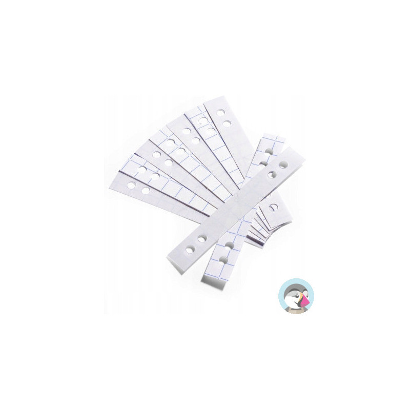 Paski samoprzylepne wzmacniające (50) przezroczyste 807819 DURABLE