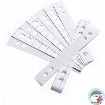 Paski samoprzylepne wzmacniające (50) przezroczyste 807819 DURABLE
