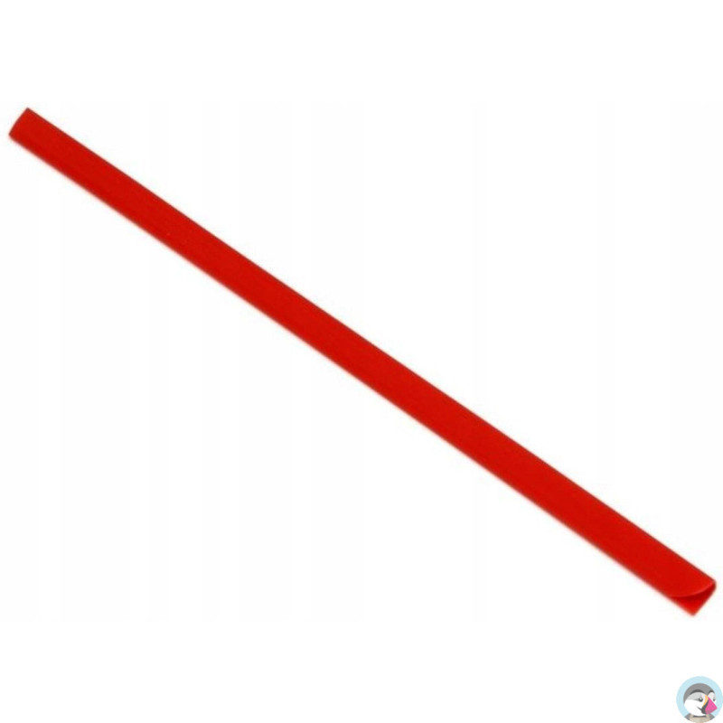 Grzbiet wsuwany NATUNA 4mm (50szt) czerwony