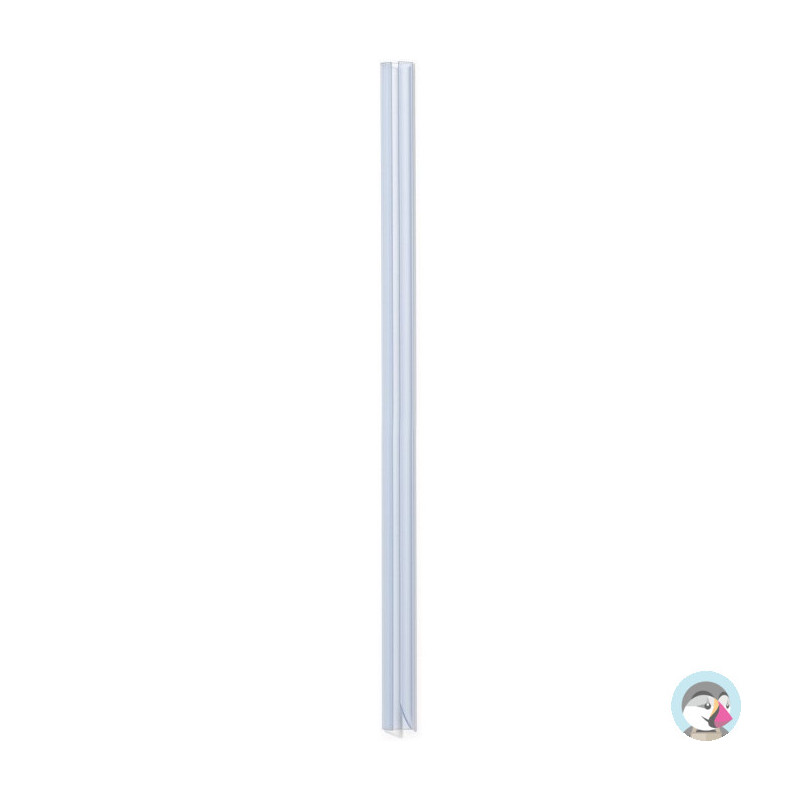 Grzbiety zaciskowe A4 12mm 40-100k(25szt) przezroczyste 291219 DURABLE