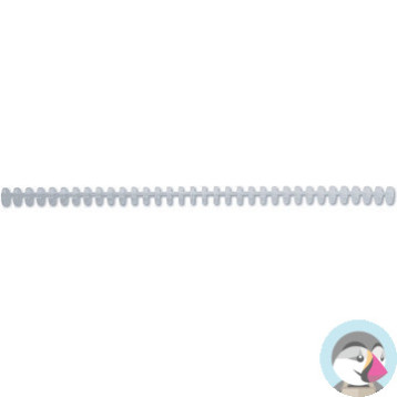 Grzbiety GBC do oprawy Click A4 34R 12mm białe matowe 387319E