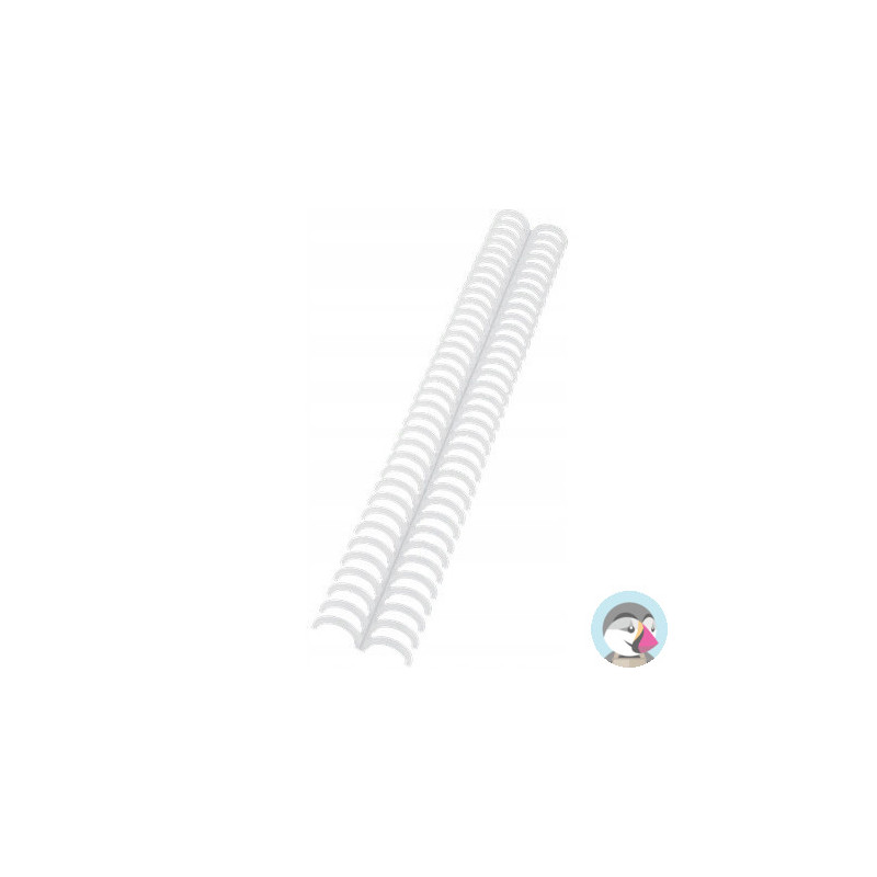 Grzbiety GBC do oprawy Click A4 34R 16mm białe matowe 387326E