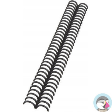 Grzbiety GBC do oprawy Click A4 34R 16mm czarne 387357E